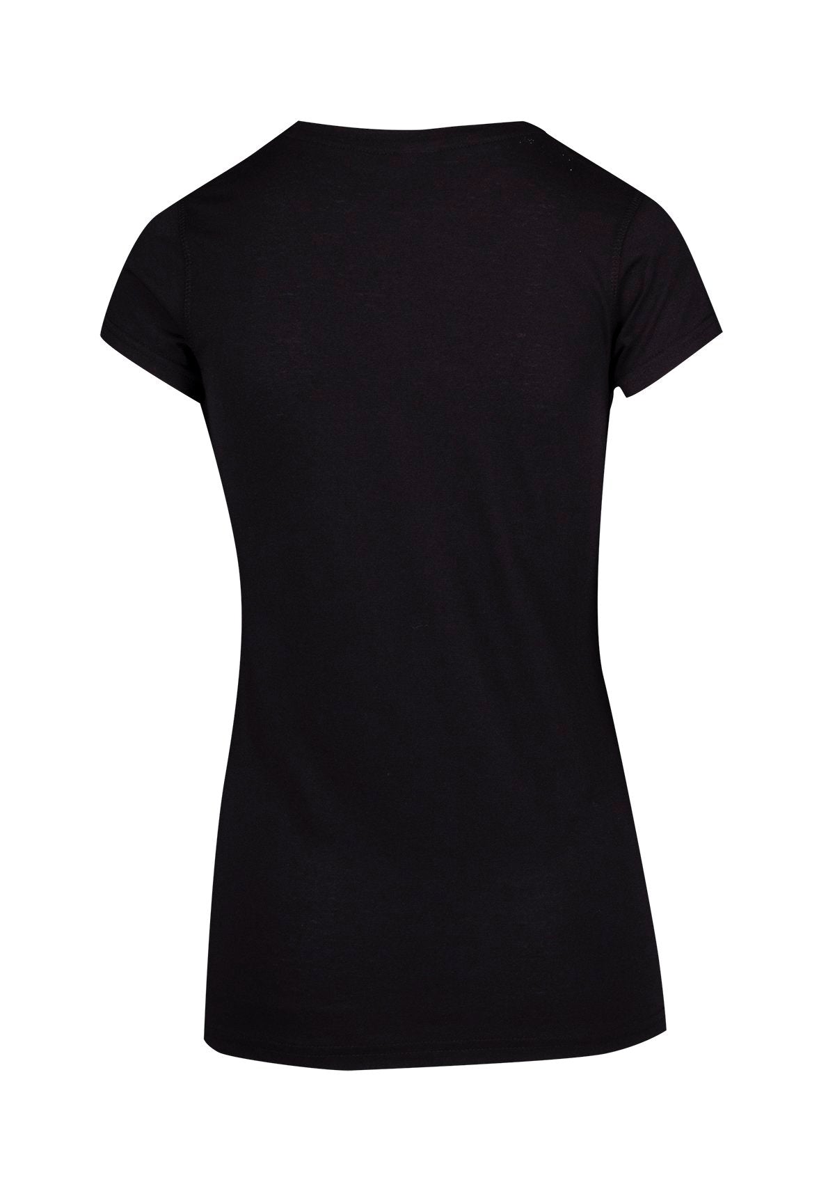 Womens Greatness Athletic T-shirt - Black - Back