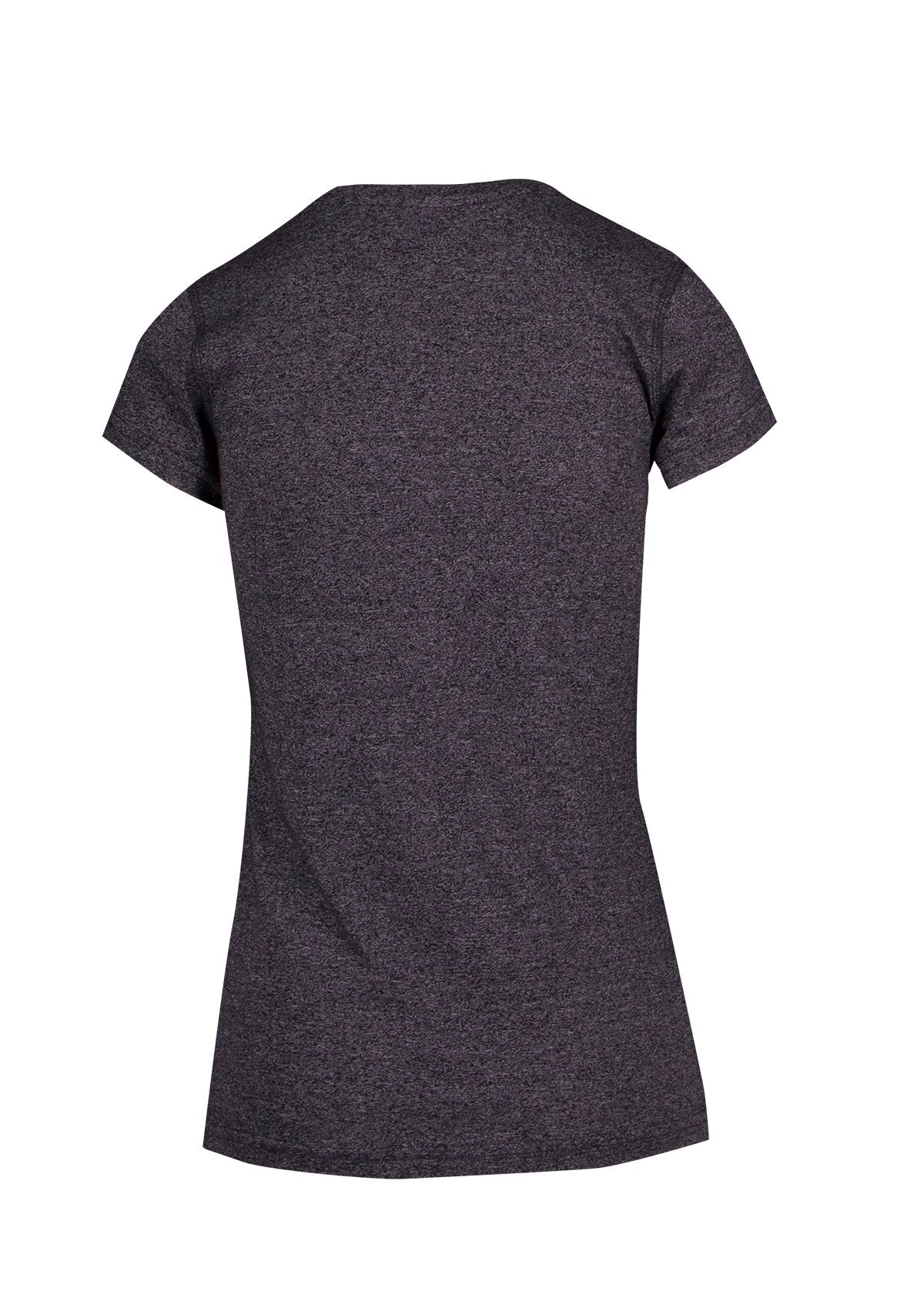 Womens Greatness Athletic T-shirt - Dark Heather - Back