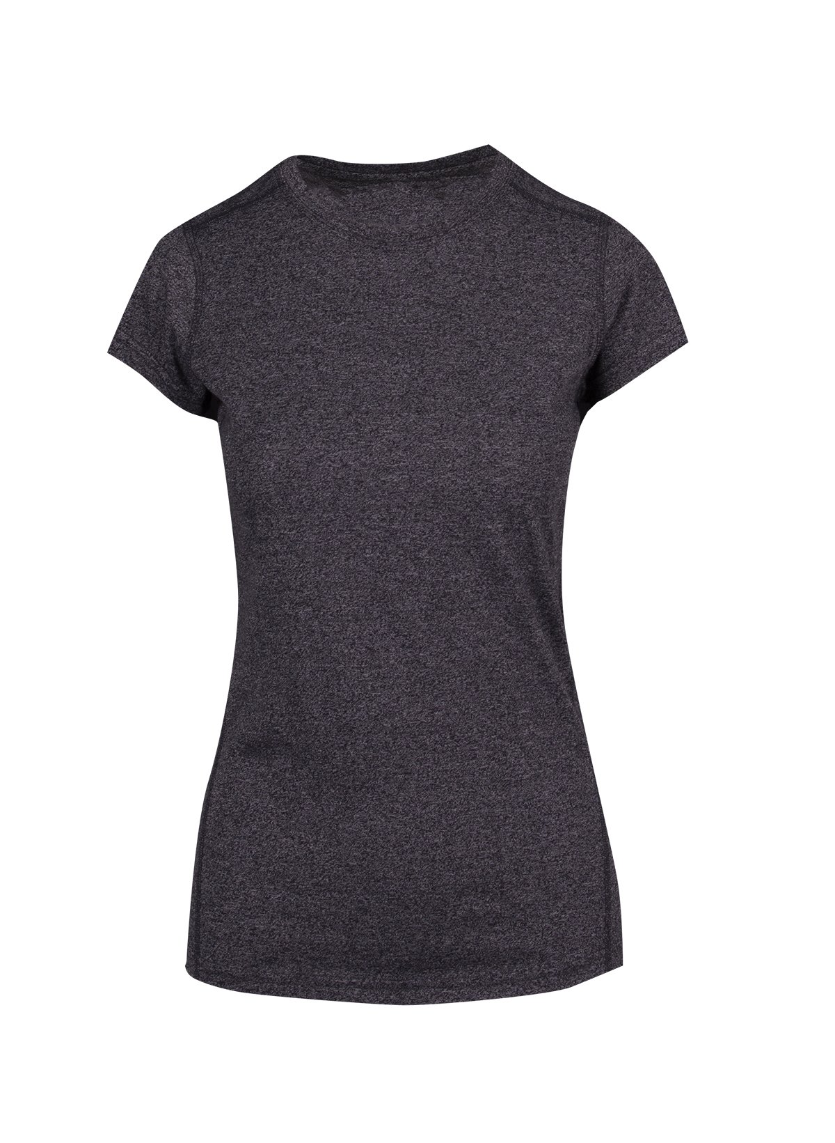 Womens Greatness Athletic T-shirt - Dark Heather - Front