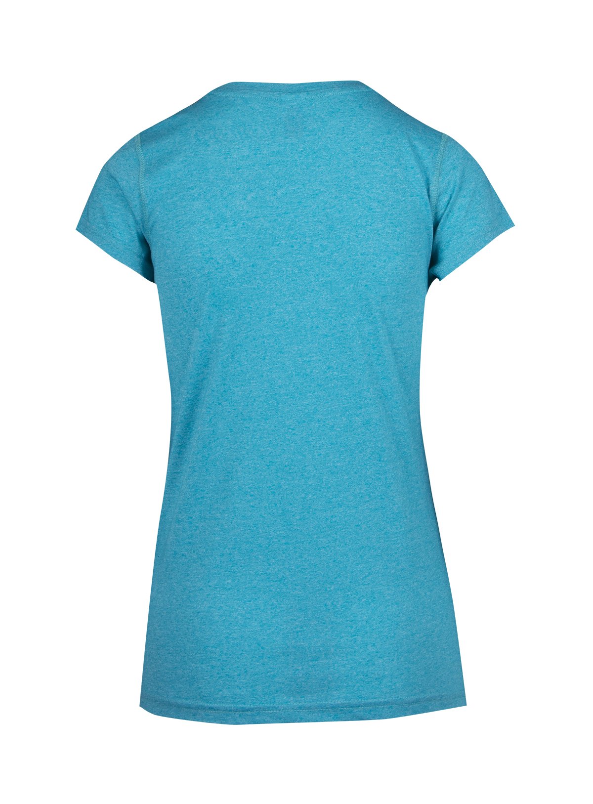 Womens Greatness Athletic T-shirt - Jade Heather - Back