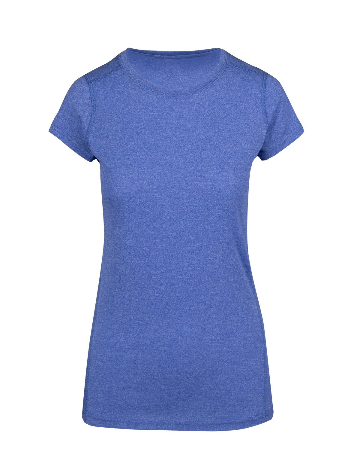 Womens Greatness Athletic T-shirt - Royal Heather - Front