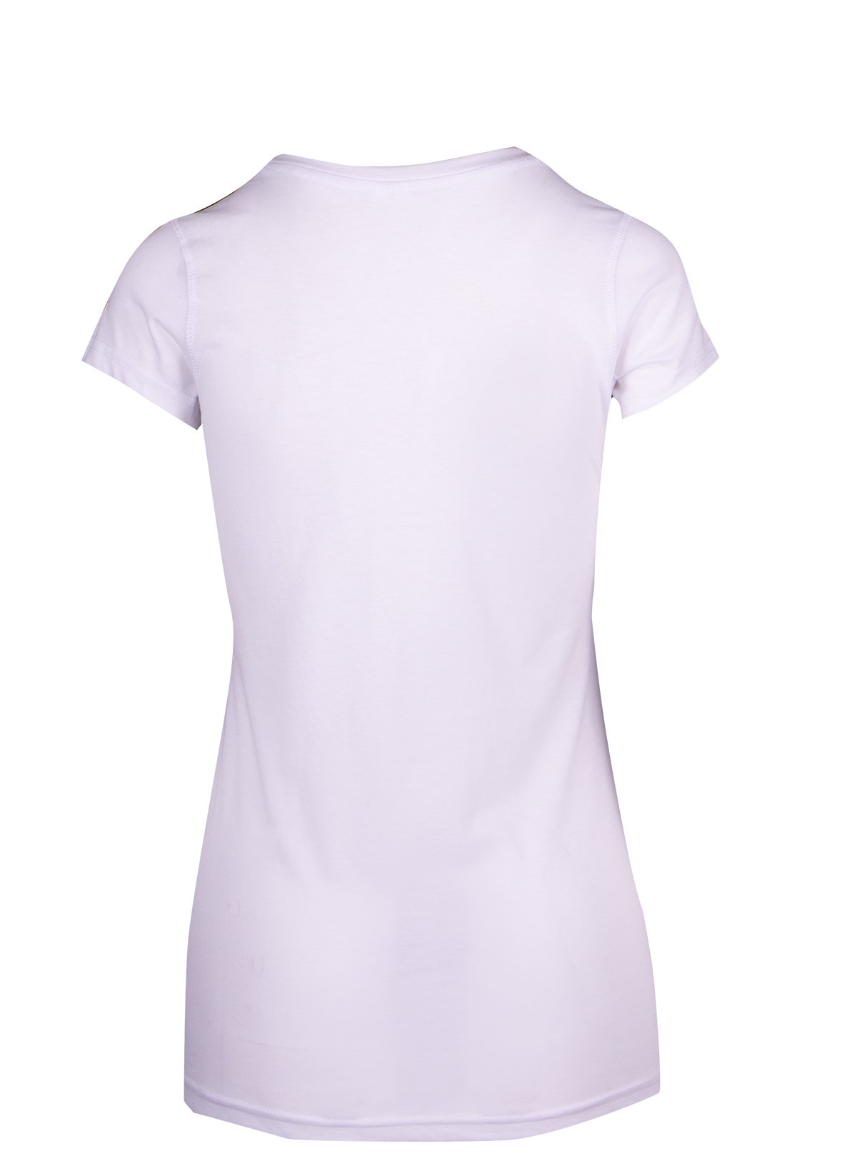 Womens Greatness Athletic T-shirt - White - Back