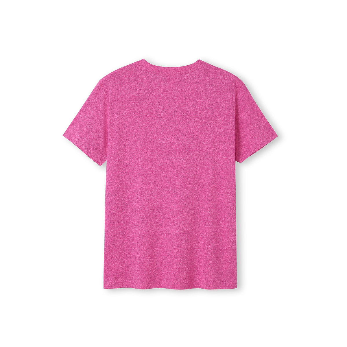 Men's / Unisex Greatness Heather T-shirt - Hot Pink Heather - Back