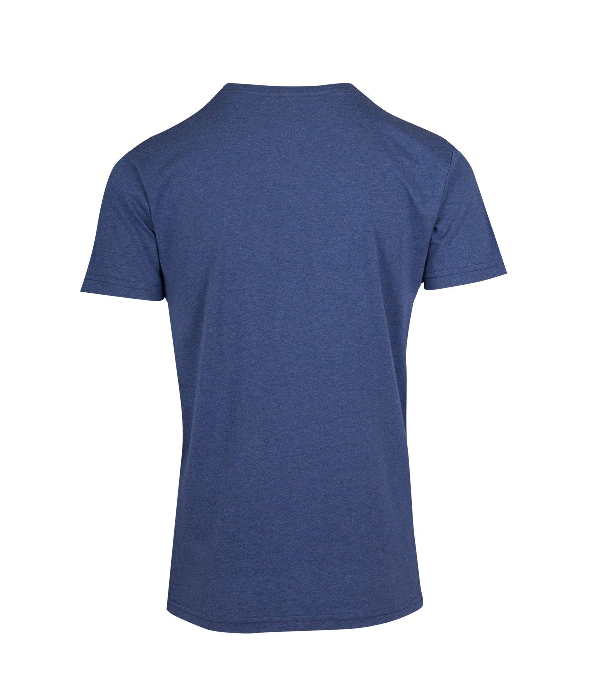 Mens Heavy Marl T-shirt - Blue Marl - Back