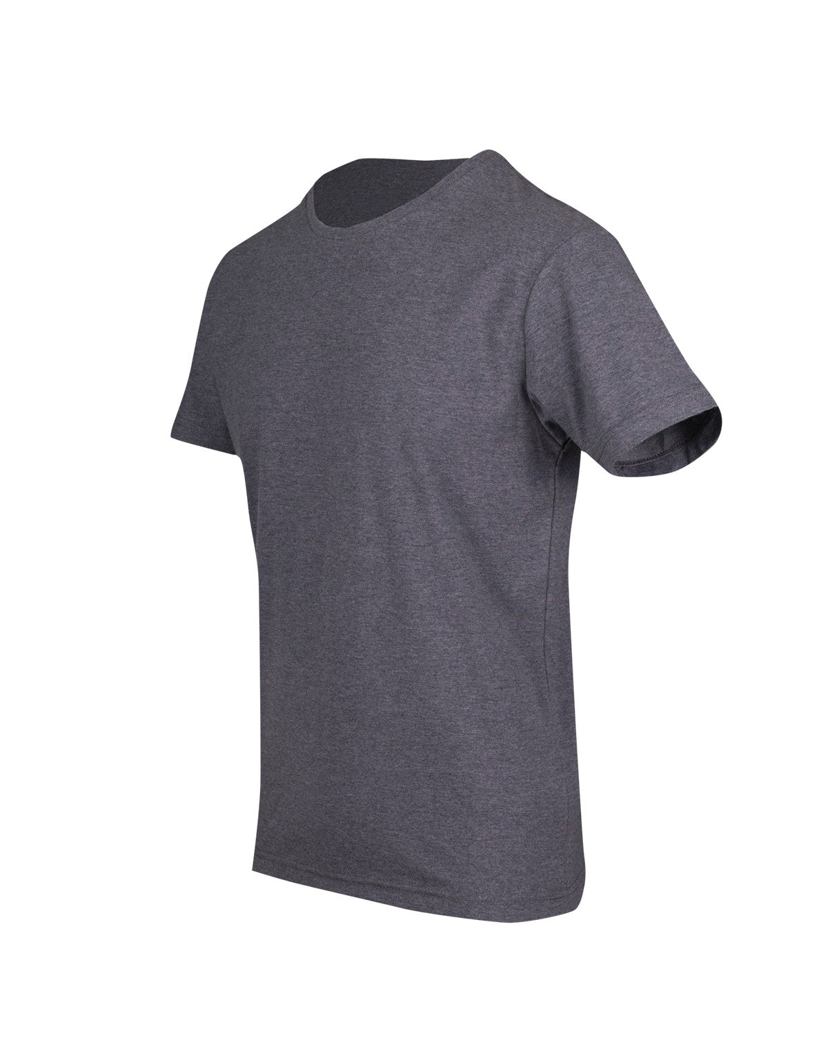 Mens Heavy Marl T-shirt - Charcoal Marl - Side