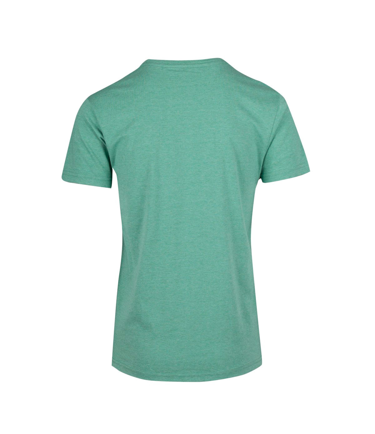 Mens Heavy Marl T-shirt - Green Marl - Back