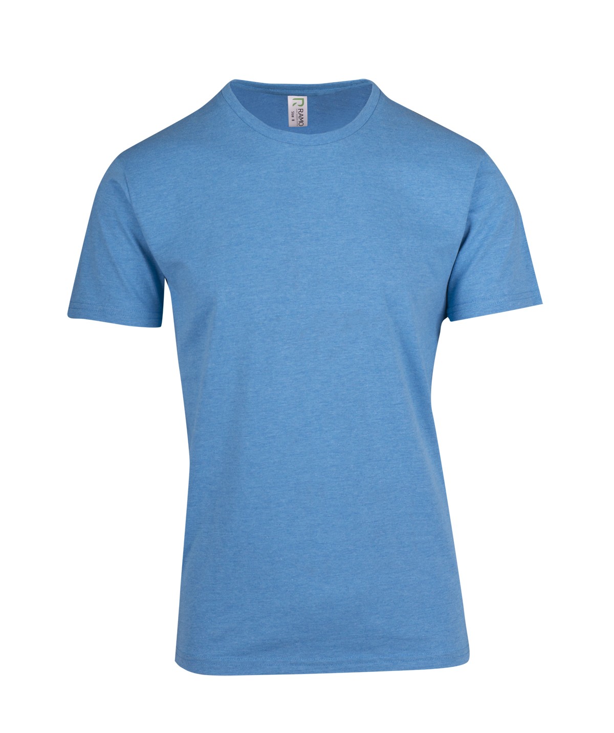 Mens Heavy Marl T-shirt - Sapphire Marl - Front