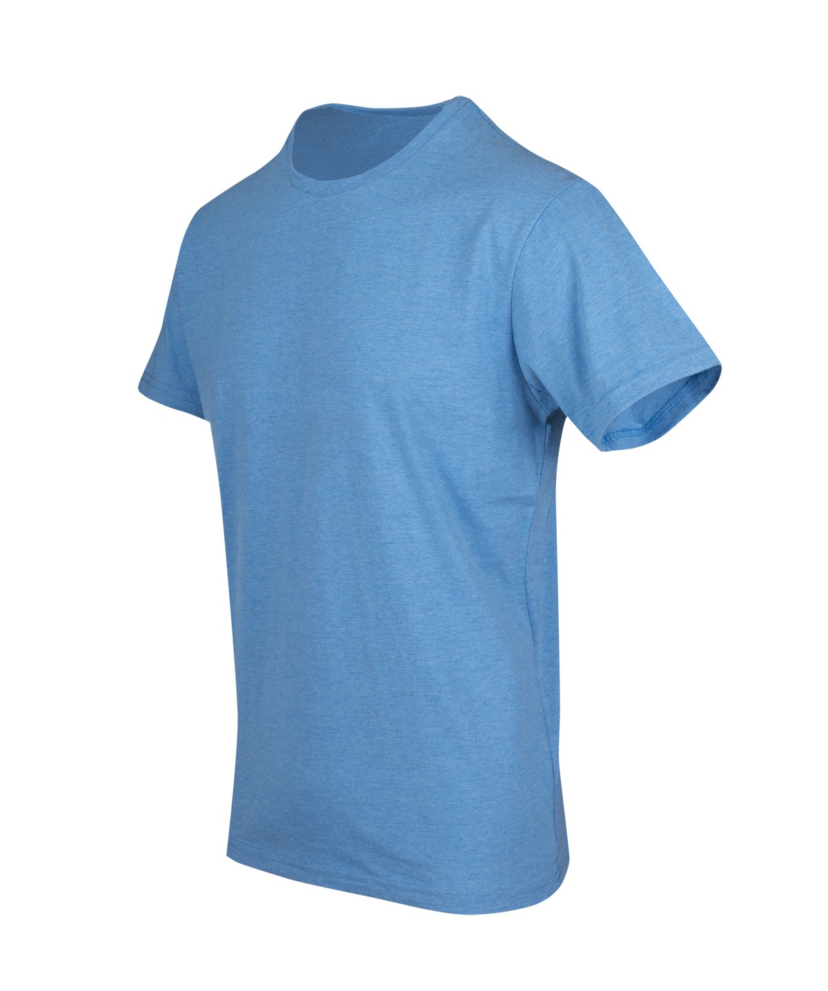 Mens Heavy Marl T-shirt - Sapphire Marl - Side