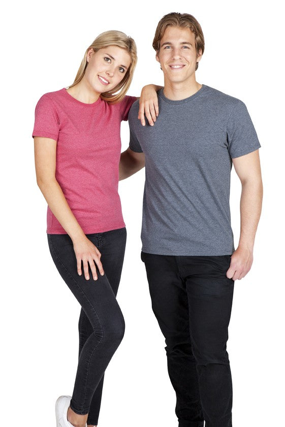 Womens Color Marl Tee - Sapphire Marl - View