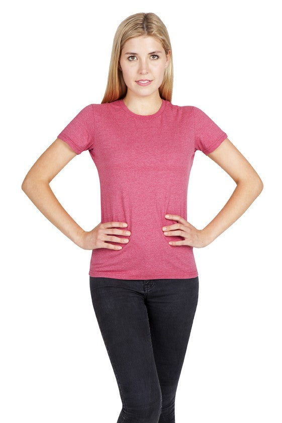 Womens Color Marl Tee - view
