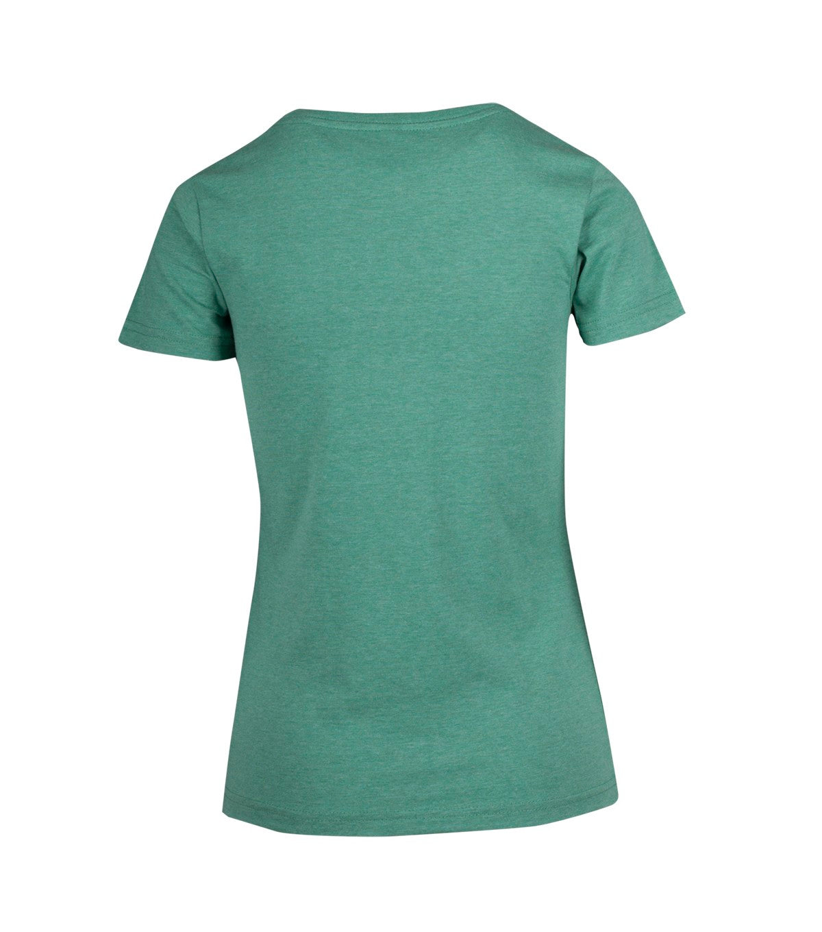Womens Color Marl Tee - Green Marl - Back
