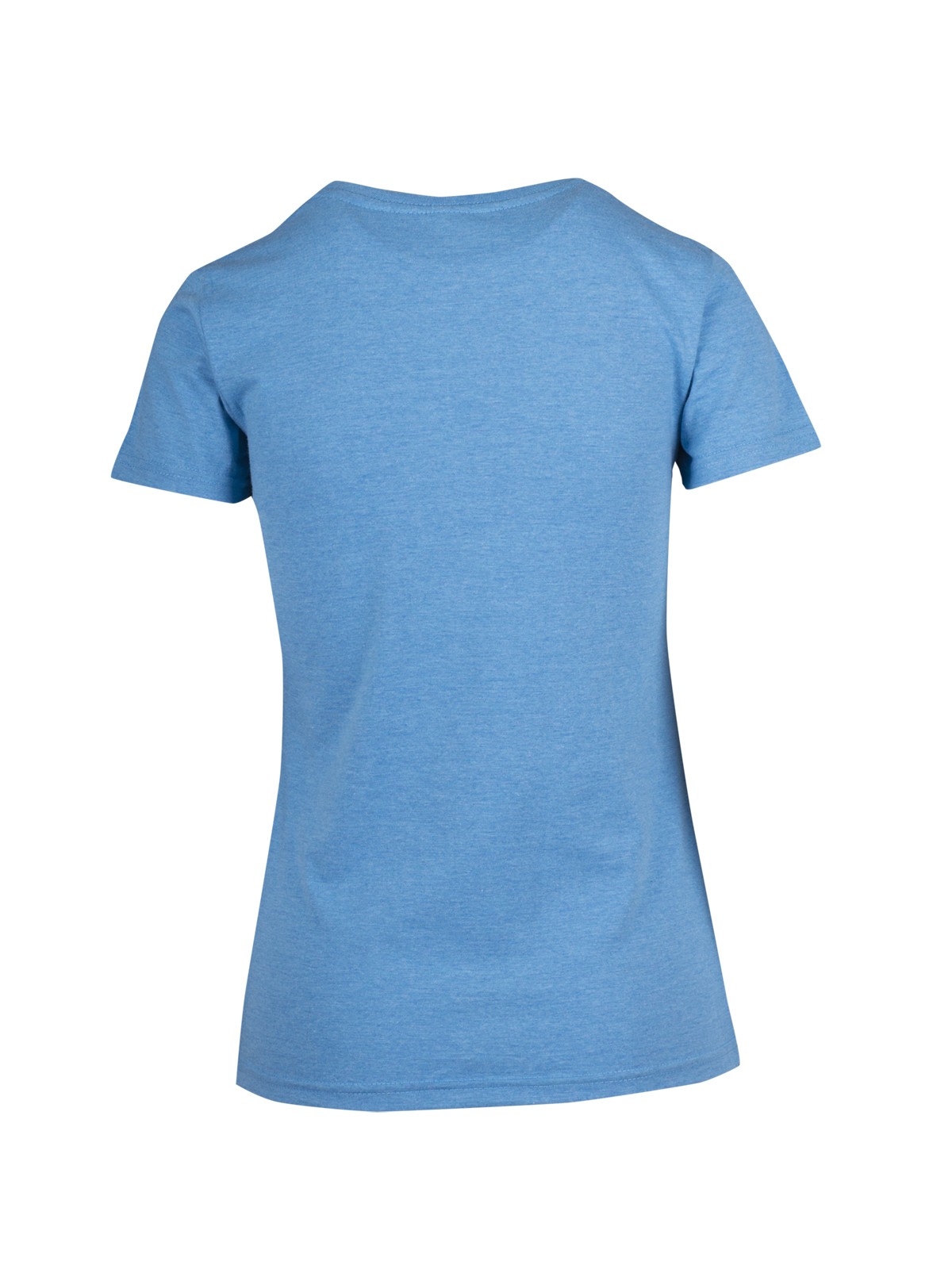 Womens Color Marl Tee - Sapphire Marl - Back