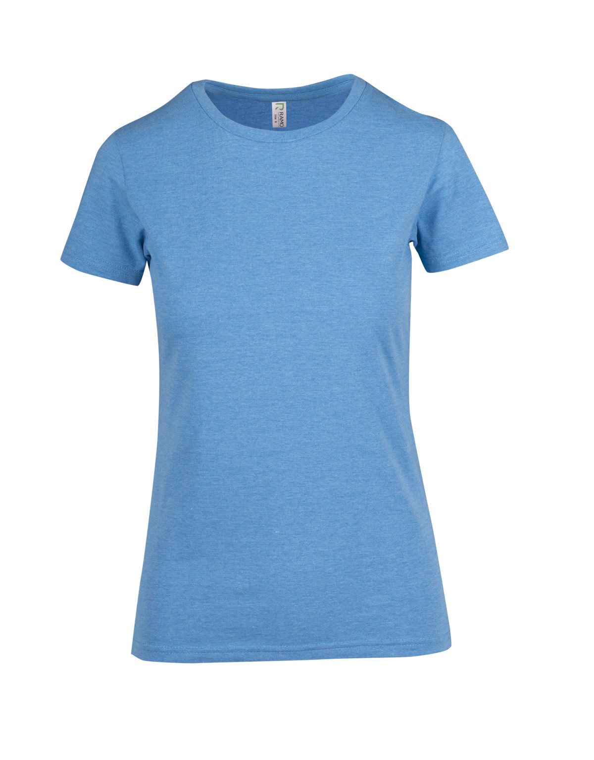 Womens Color Marl Tee - Sapphire Marl - Front