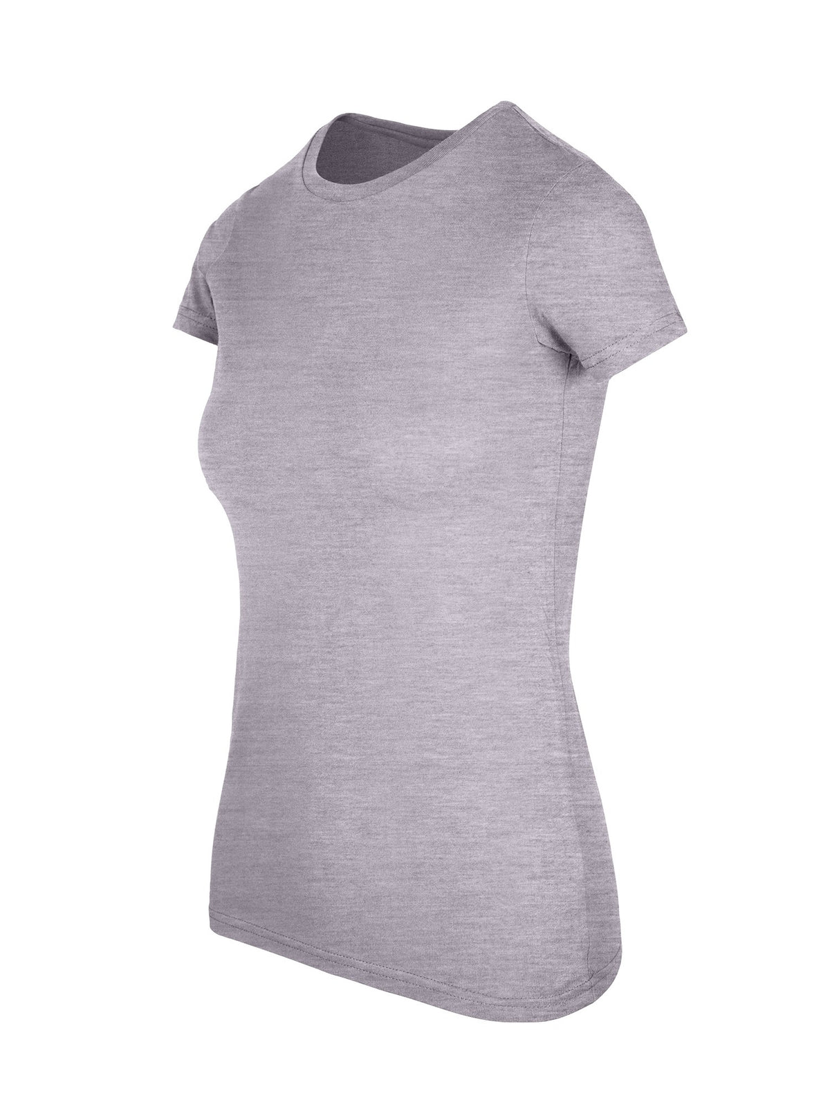 Women's American Style T-shirt - Grey Marl - Side