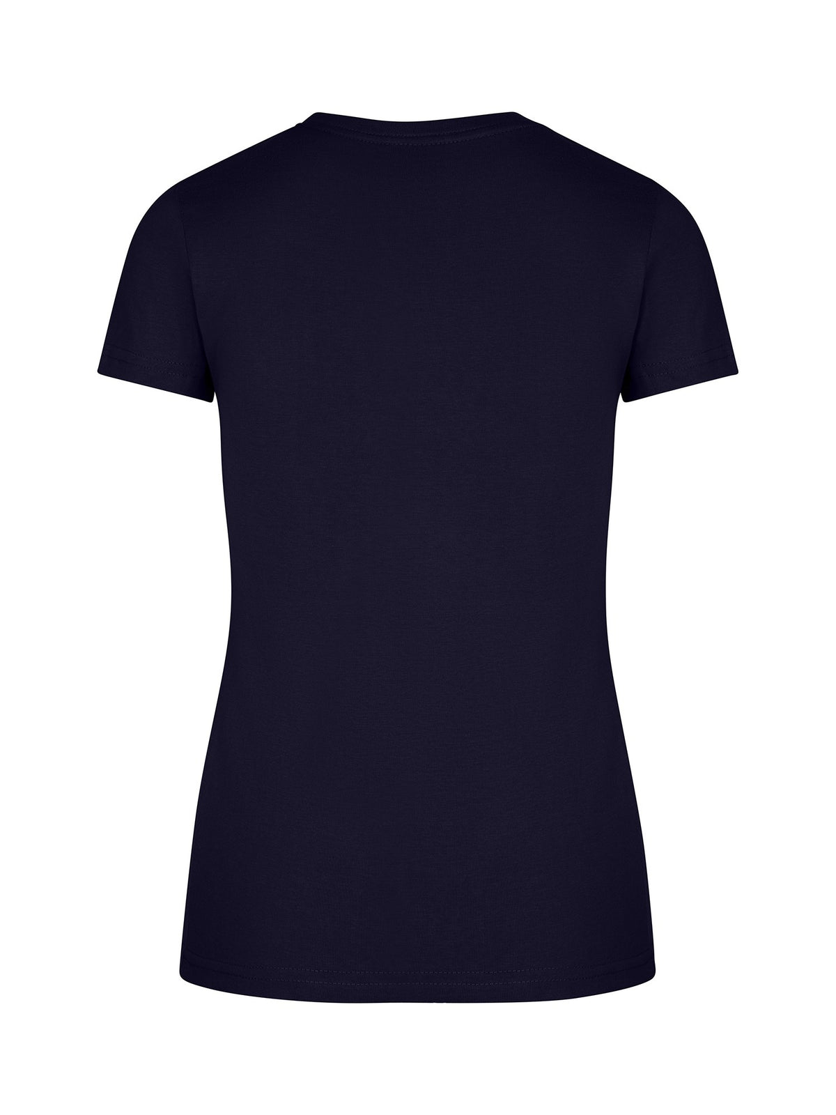 Womens Slim Fit Tee - Black - Back