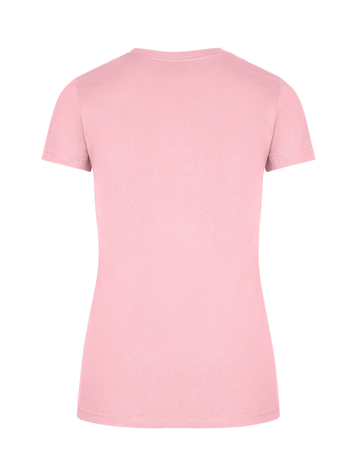 Womens Slim Fit Tee - Cool Pink - Back