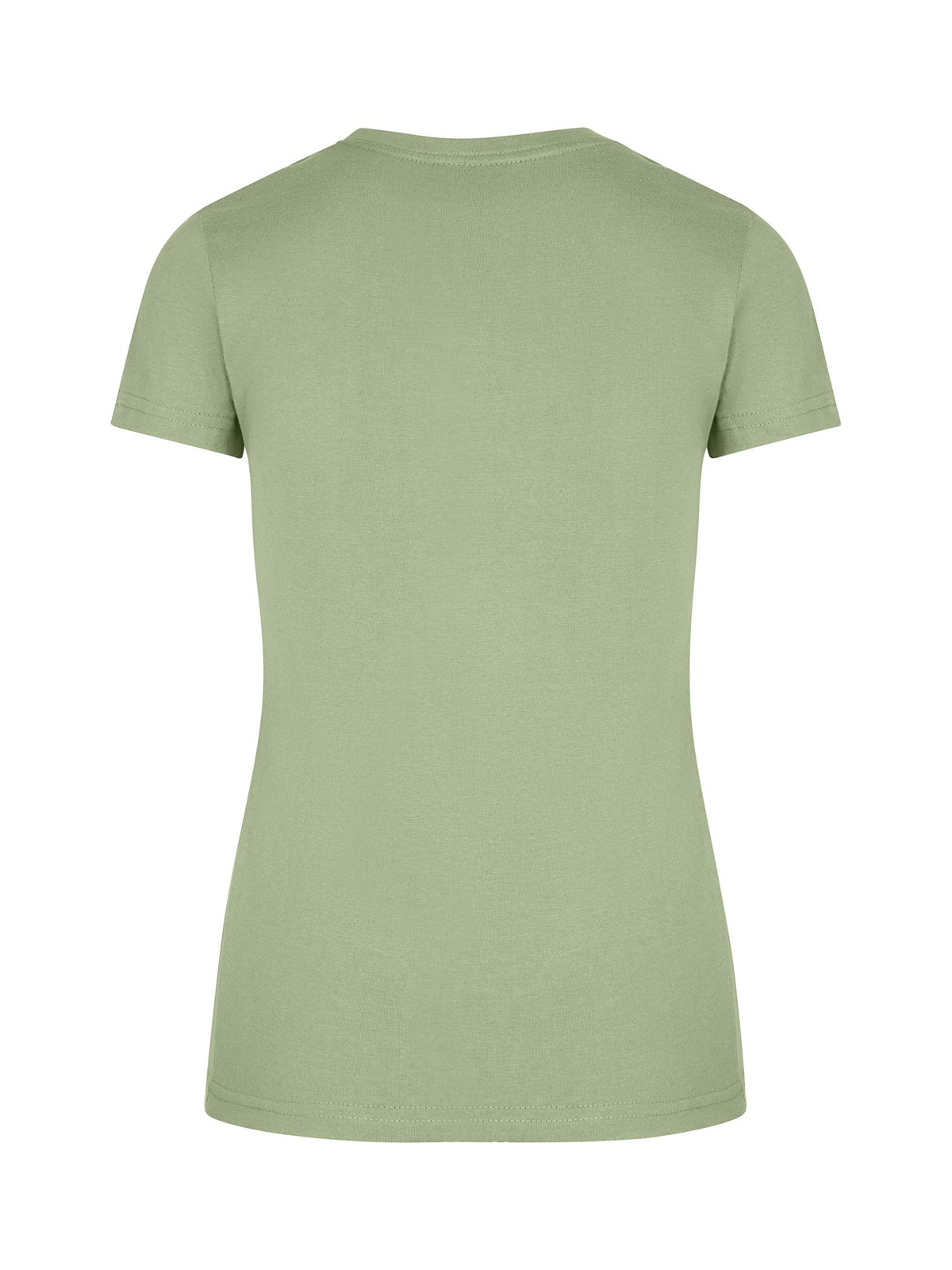 Womens Slim Fit Tee - Mint - Back