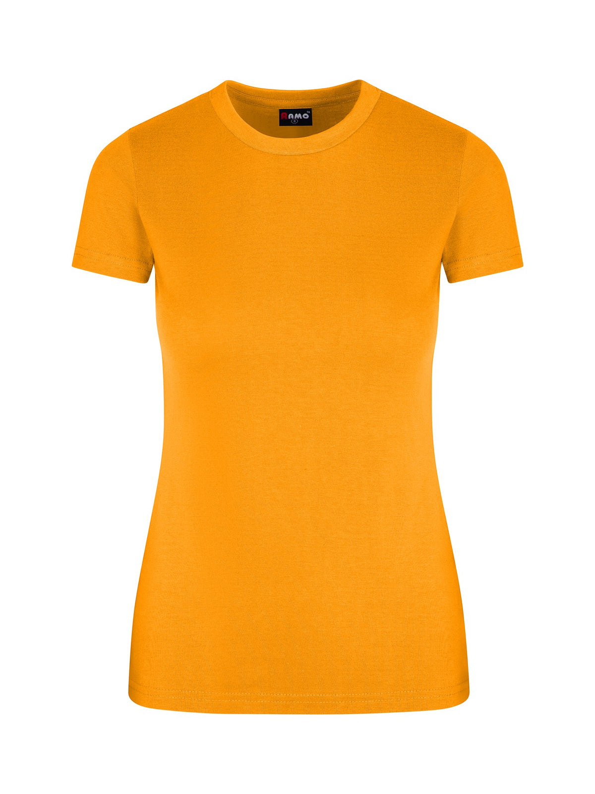 Womens Slim Fit Tee - Orange - Side