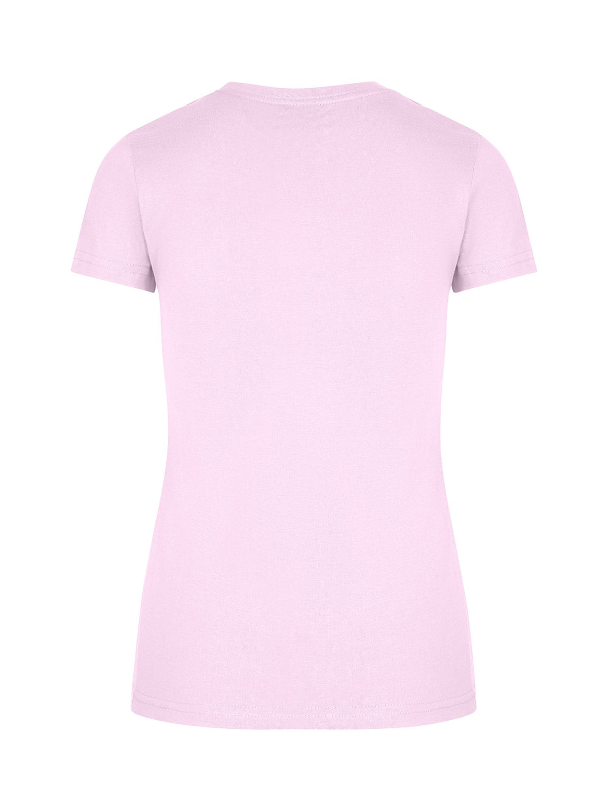 Womens Slim Fit Tee - Pink - Back