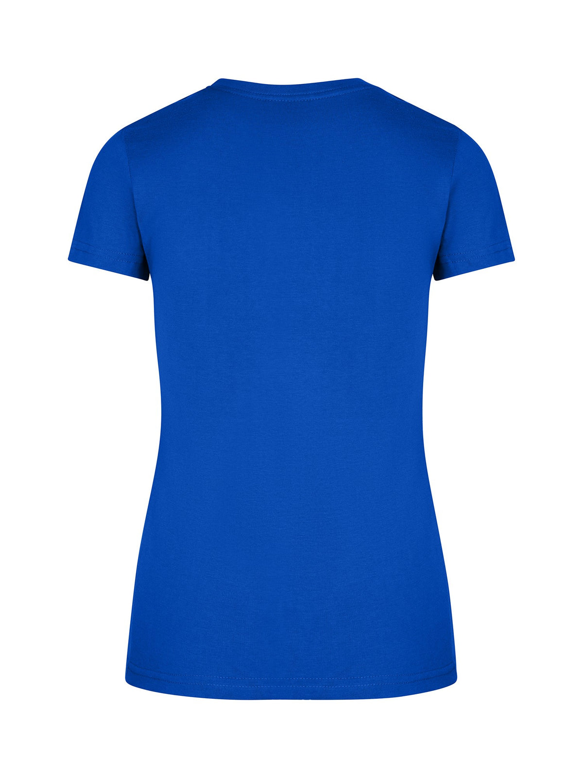 Womens Slim Fit Tee - Royal Blue - Back