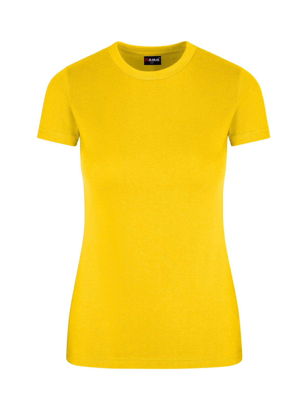 Womens Slim Fit Tee - Yellow - Side