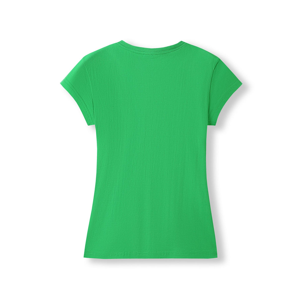 Women's V-neck T-shirt - Emerald Green - Back
