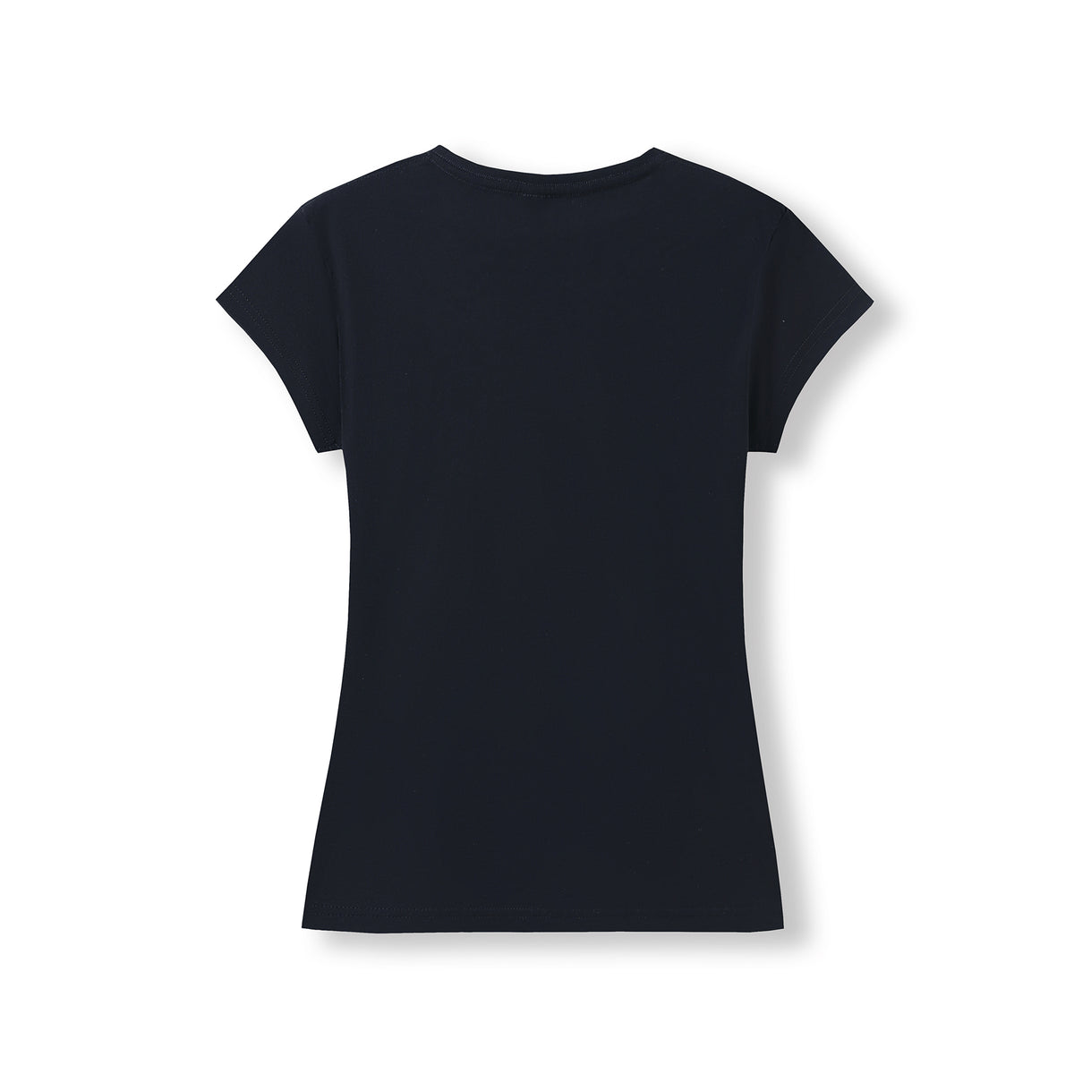Women's V-neck T-shirt - Navy Blue - Back