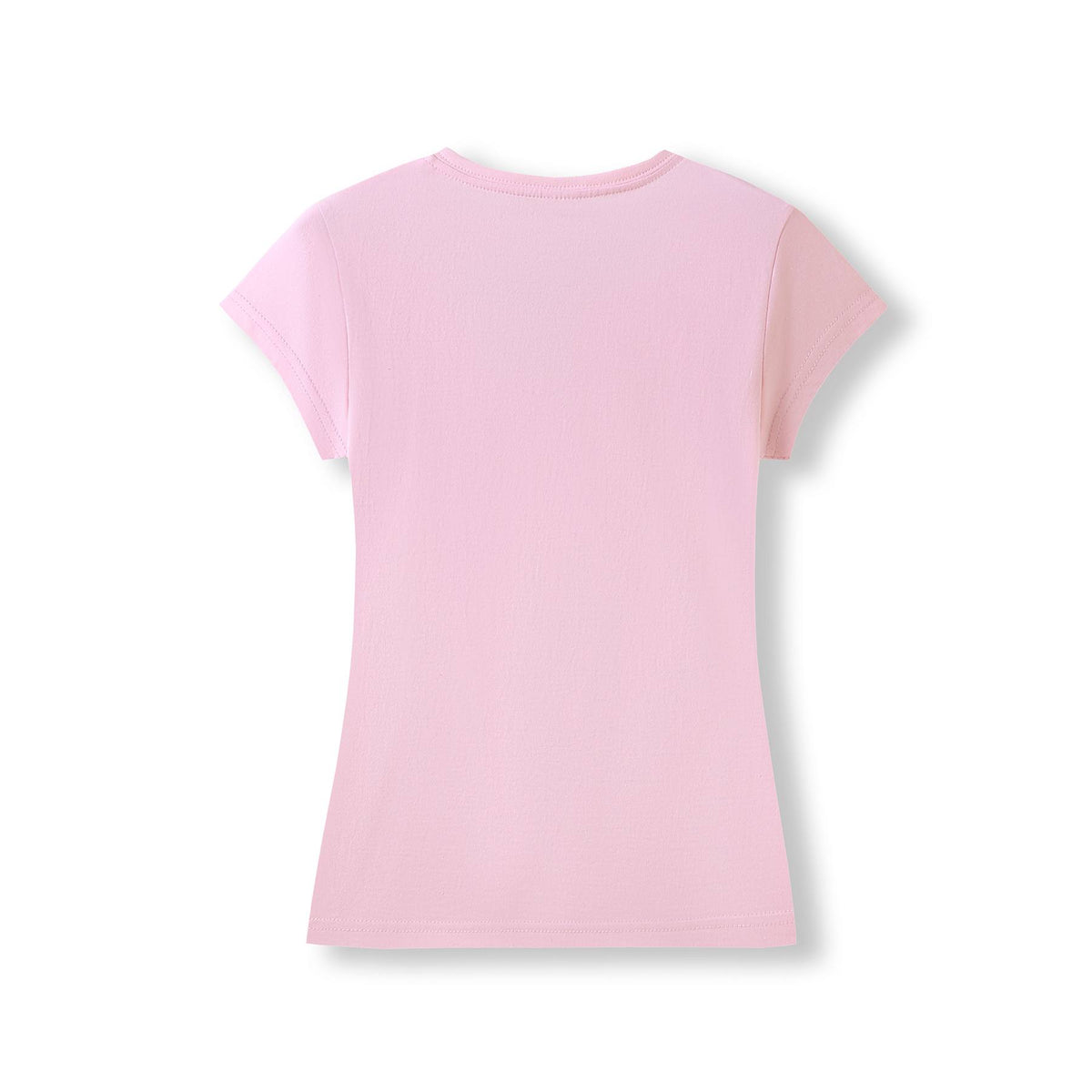 Women's V-neck T-shirt - Pink - Back