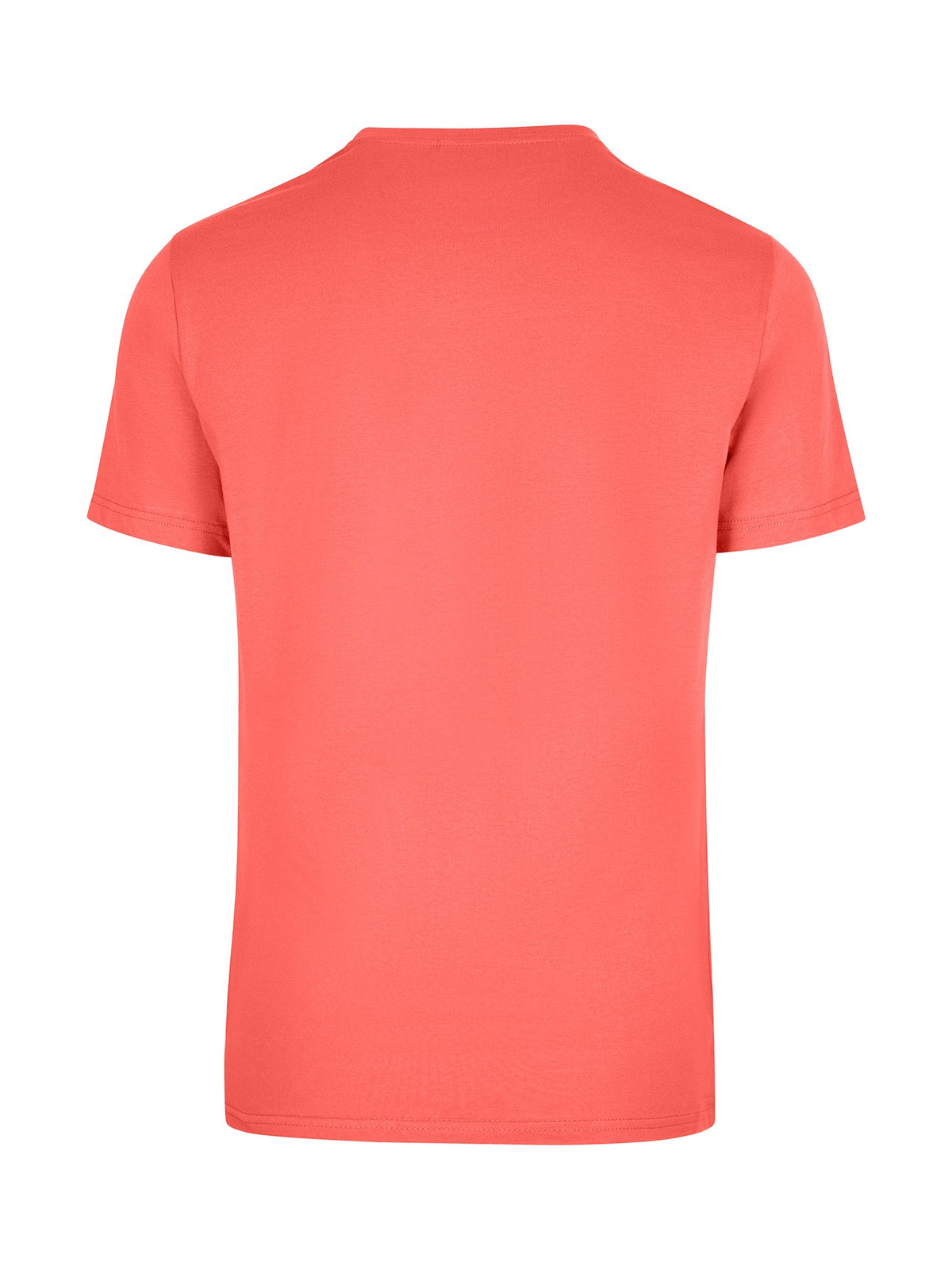 Men's / Unisex  American Style t-shirt - Coral Red - Back