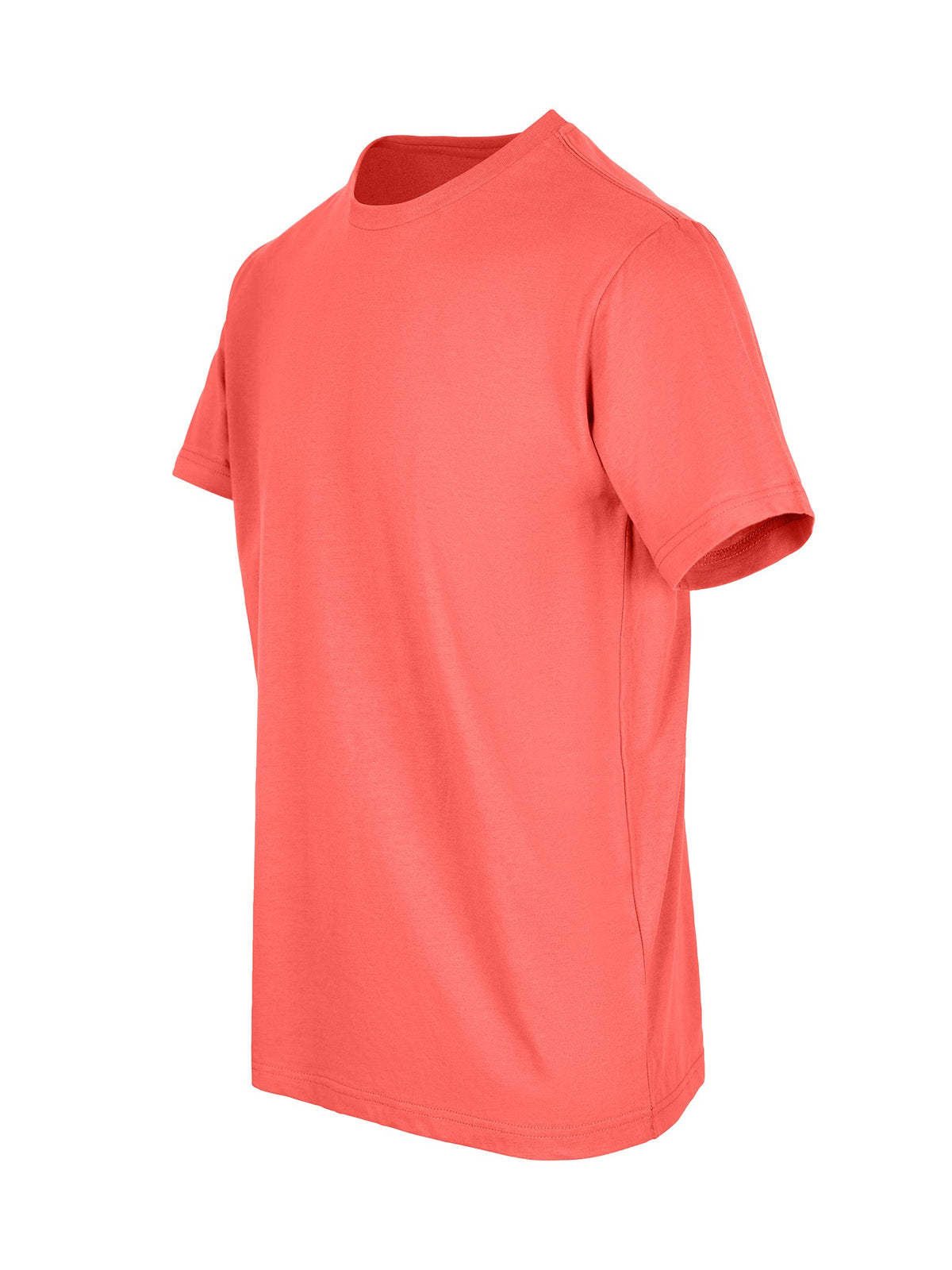 Men's / Unisex  American Style t-shirt - Coral Red - Side