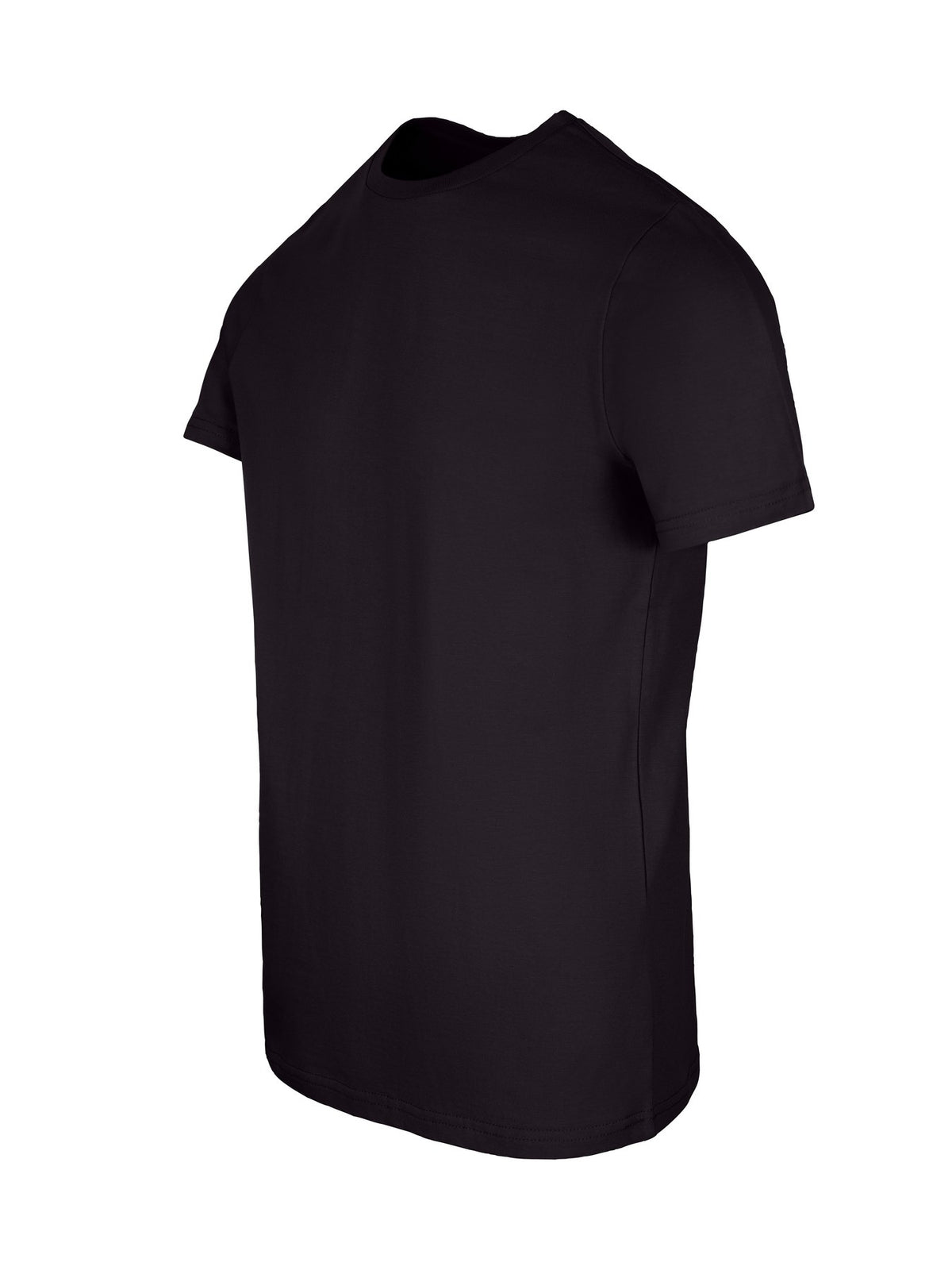 Men's Slim Fit T-shirt - Black - Side