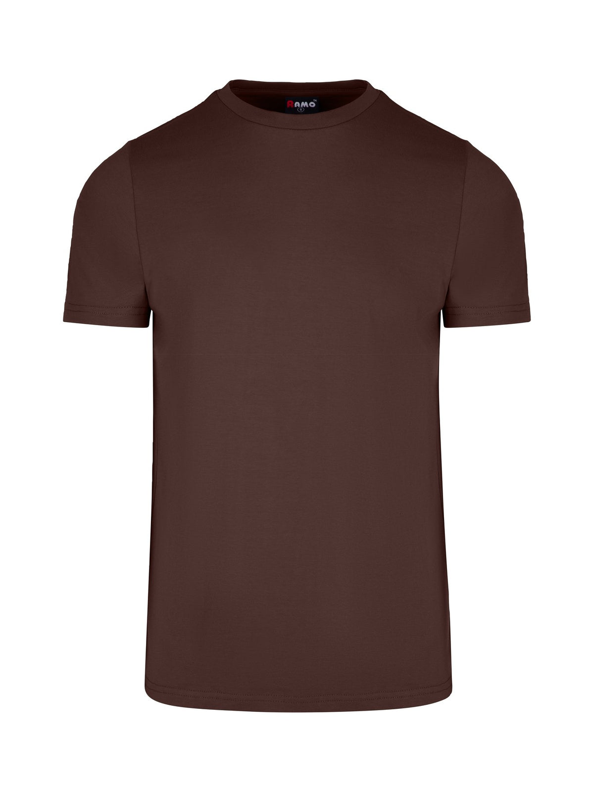 Men's Slim Fit T-shirt - Brown - Front