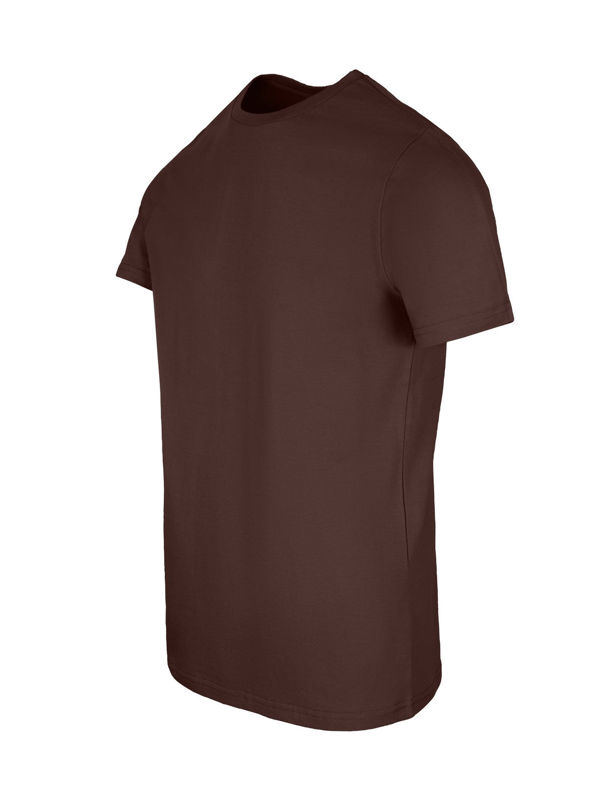 Men's Slim Fit T-shirt - Brown - Side