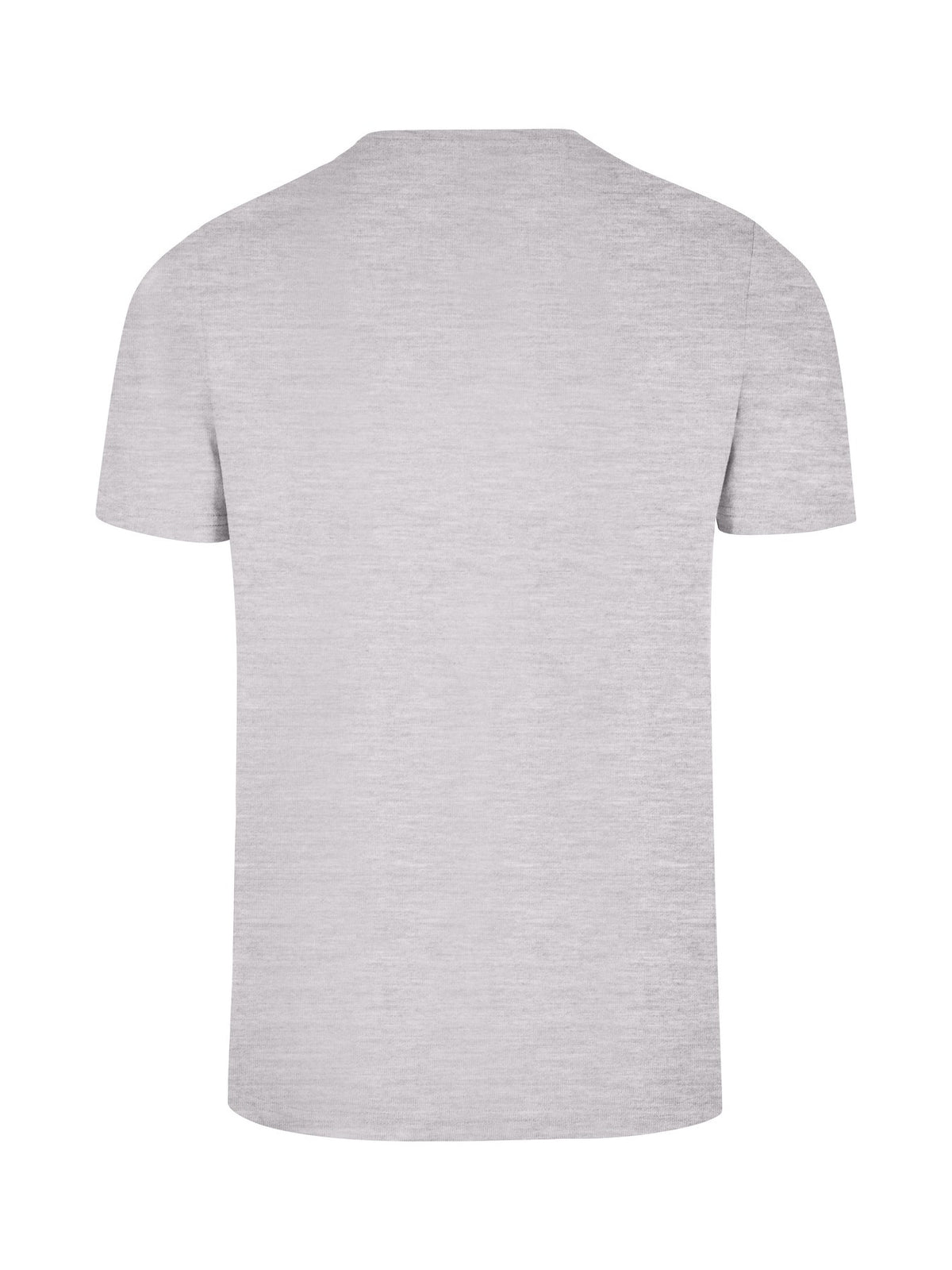 Men's Slim Fit T-shirt - Grey Marl - Back