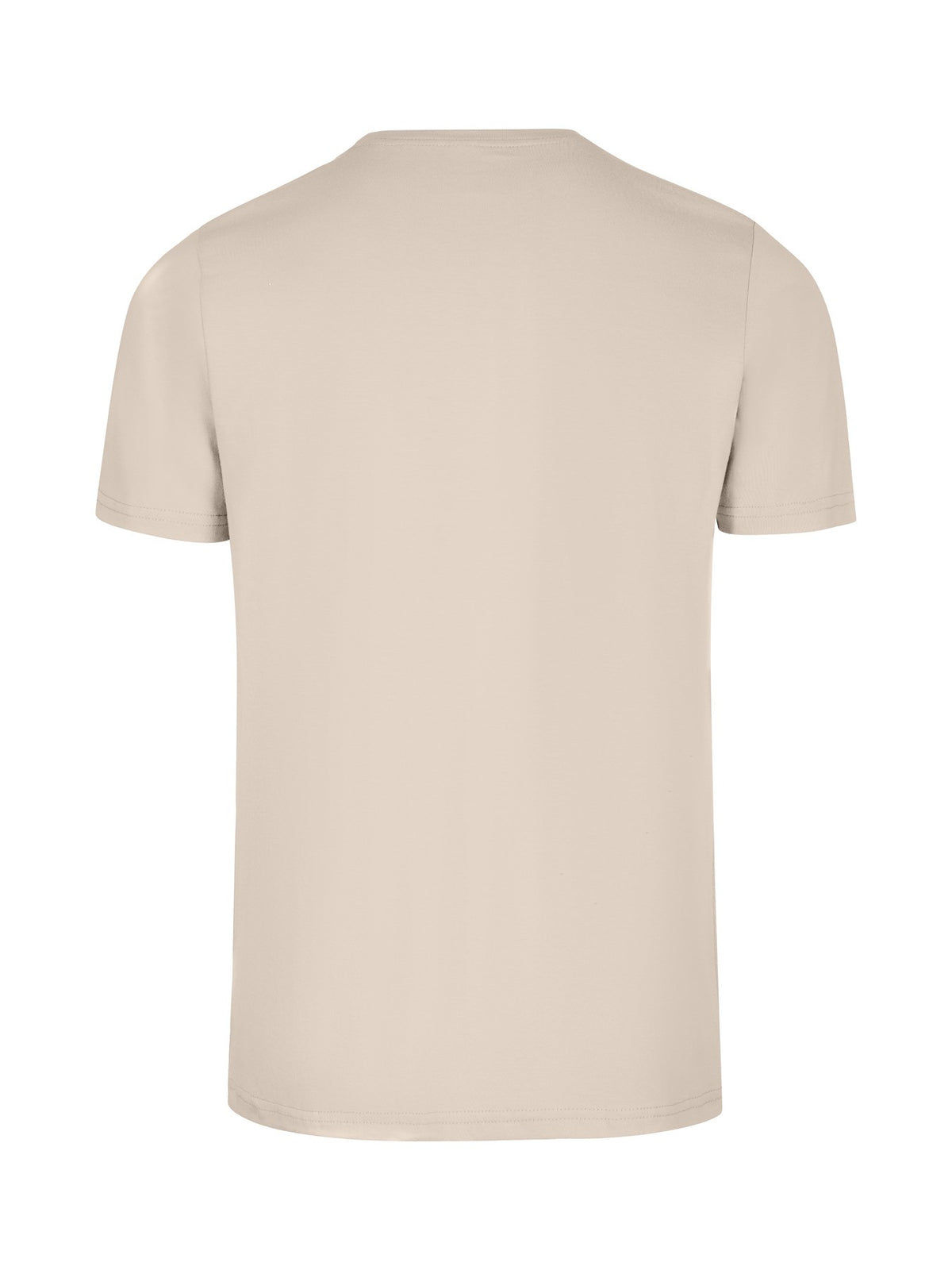 Men's Slim Fit T-shirt - Khaki - Back