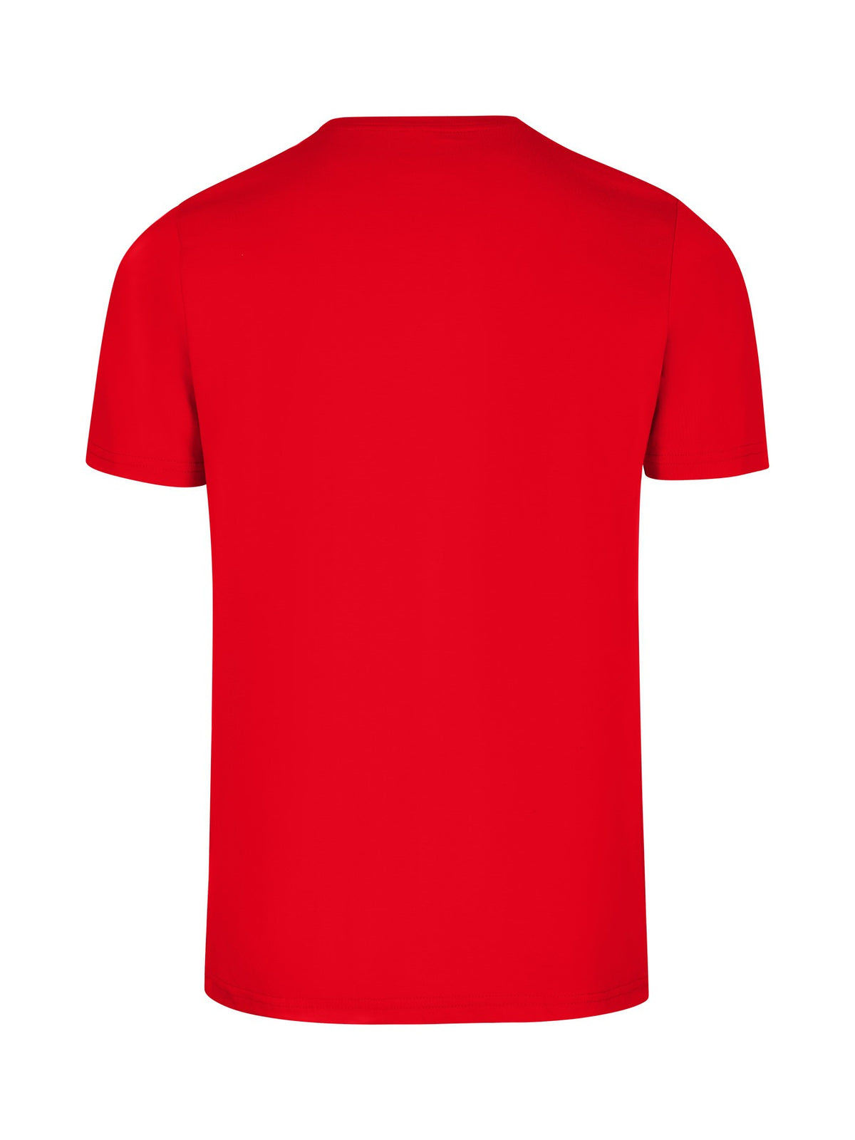 Men's Slim Fit T-shirt - Red - Back