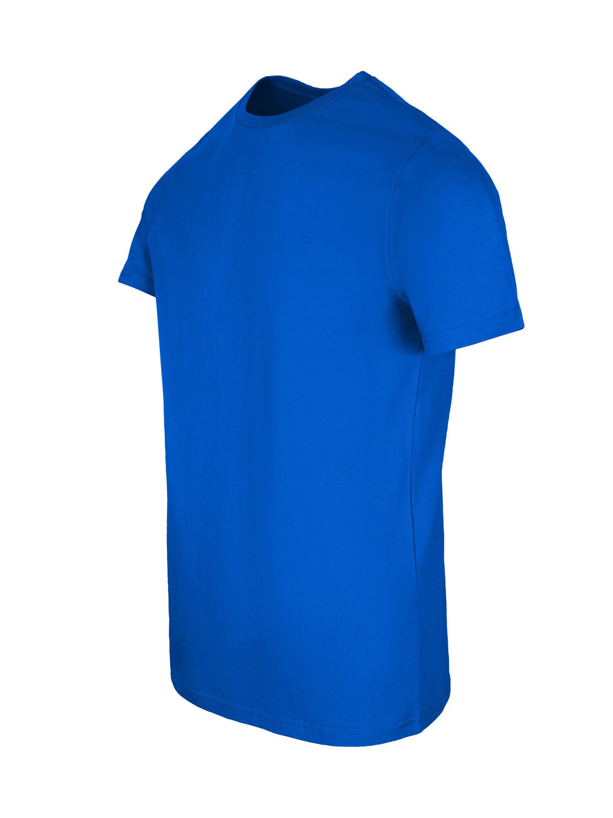 Men's Slim Fit T-shirt - Royal Blue - Side