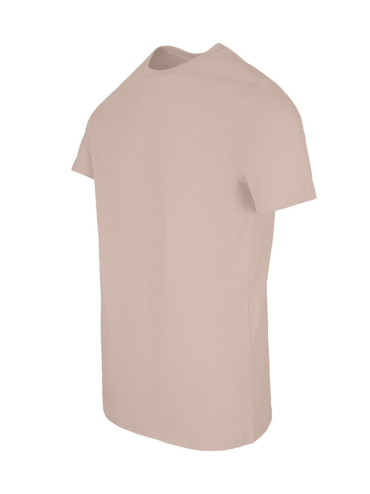 Men's Slim Fit T-shirt - Stone - Side