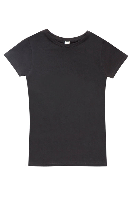 Women's Organic Cotton T-shirt - Black - Front
