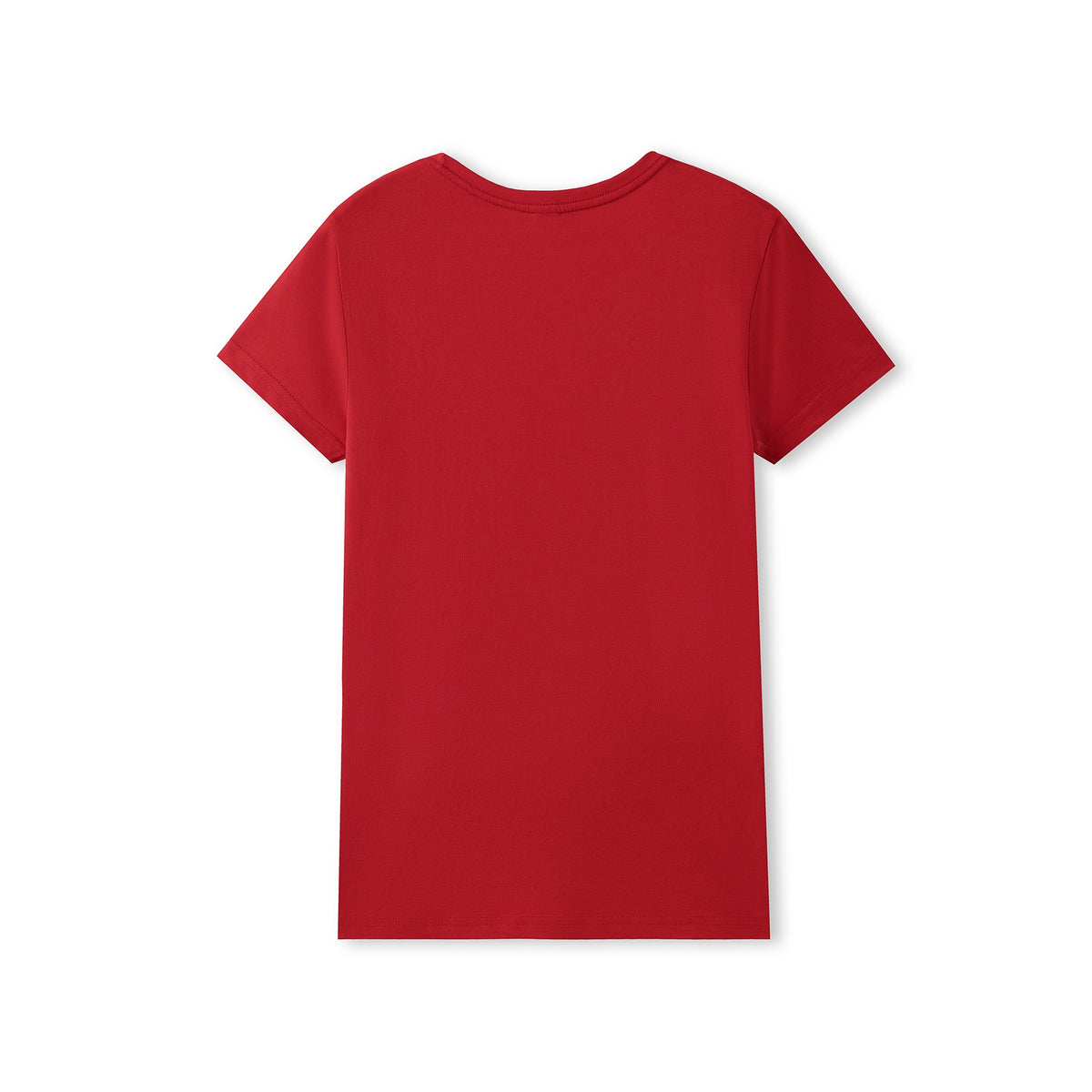 Women's Organic Cotton T-shirt - Red - Back