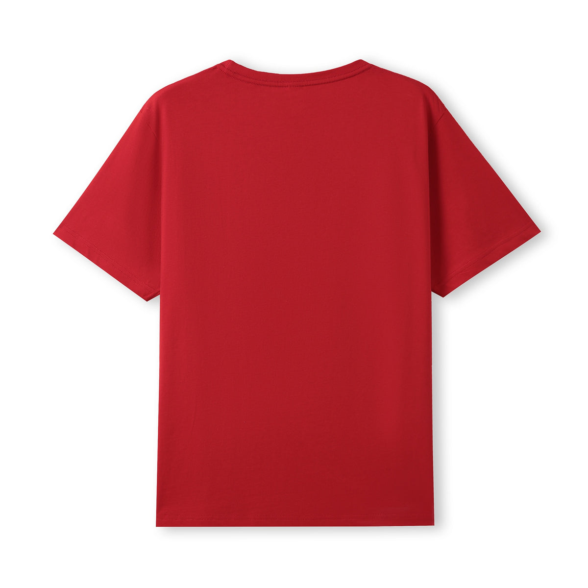 Men's Organic Cotton T-shirt - Red - Back