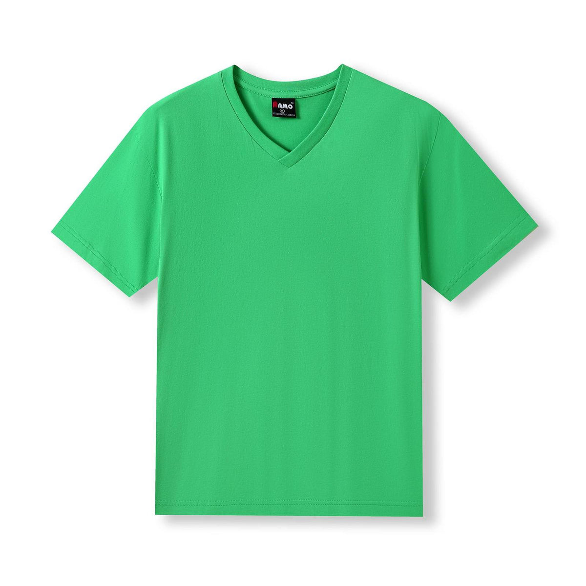 Men's / Unisex V-Neck T-shirt - Emerald Green - Front