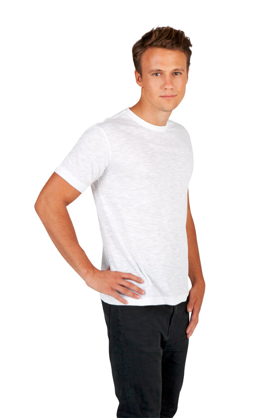 Men's / Unisex Raw Cotton Wave T-shirt - view