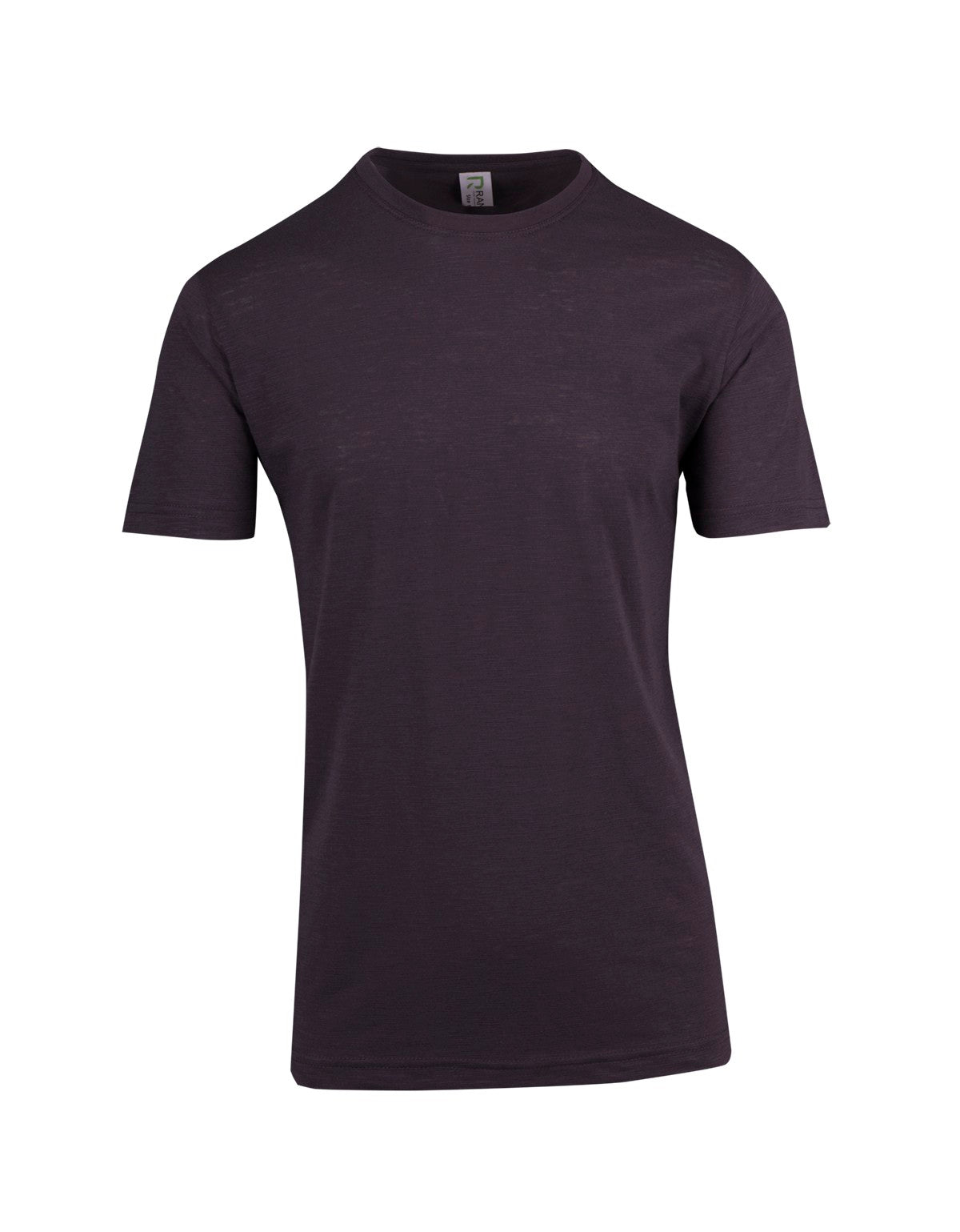 Men's / Unisex Raw Cotton Wave T-shirt - New Charcoal - Front