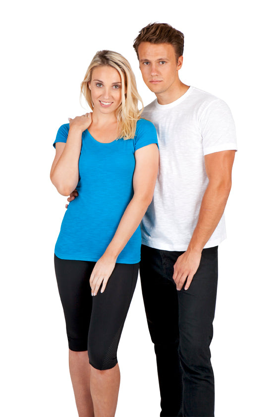 Women's Raw Cotton Wave T-shirt - view