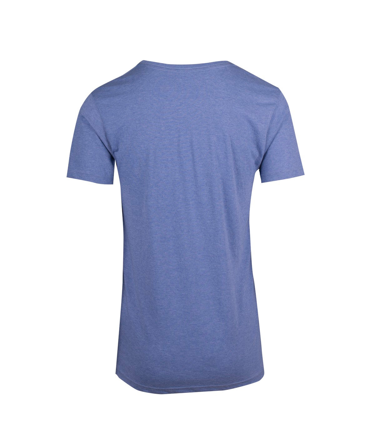 Men's / Unisex Marl Crew Neck T-shirt - Sky Marl - Back