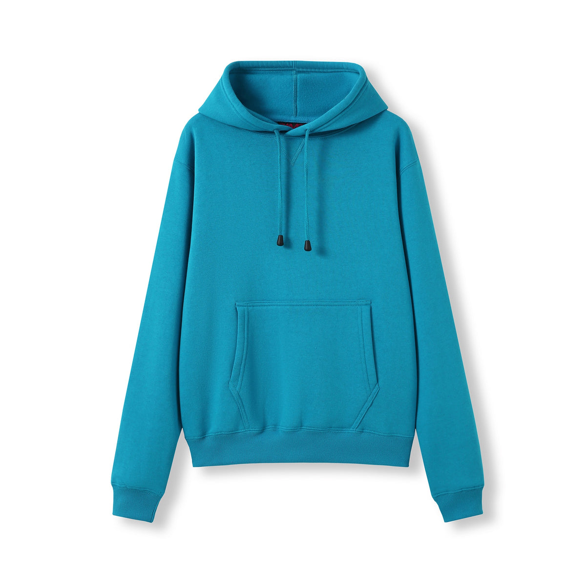 Womens/Juniors Kangaroo Pocket Hoodies - Azure - Front