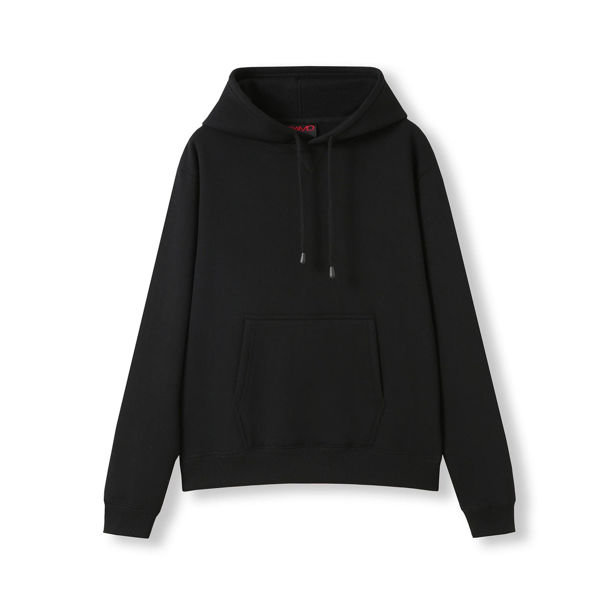 Womens/Juniors Kangaroo Pocket Hoodies - Black - Front