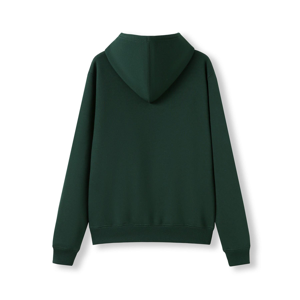 Womens/Juniors Kangaroo Pocket Hoodies - Bottle Green - Back
