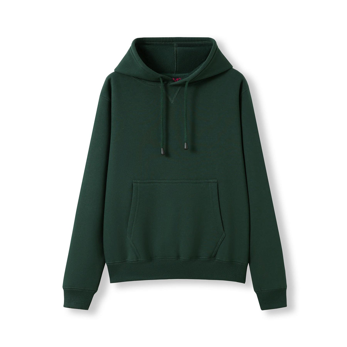 Womens/Juniors Kangaroo Pocket Hoodies - Bottle Green - Front